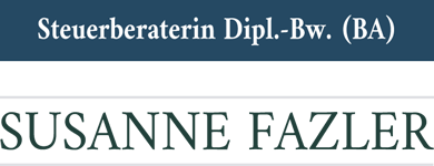 SUSANNE FAZLER - Steuerberaterin Diplom-Betriebswirtin | Profitieren Sie von unserer langjährigen Erfahrung auf dem Gebiet der Steuerberatung und lassen Sie sich durch ein persönliches Gespräch von unserer Leistungsfähigkeit überzeugen.